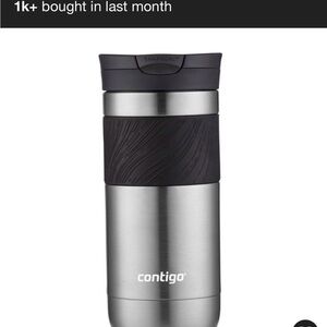 Contigo Silver and Black Travel Mug